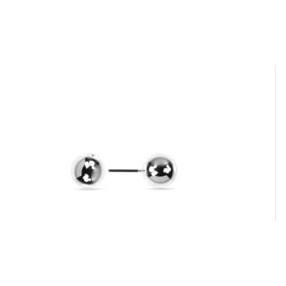 Anne Klein Women's Ball Stud Earrings in Silver-Tone Size 0.39" #68